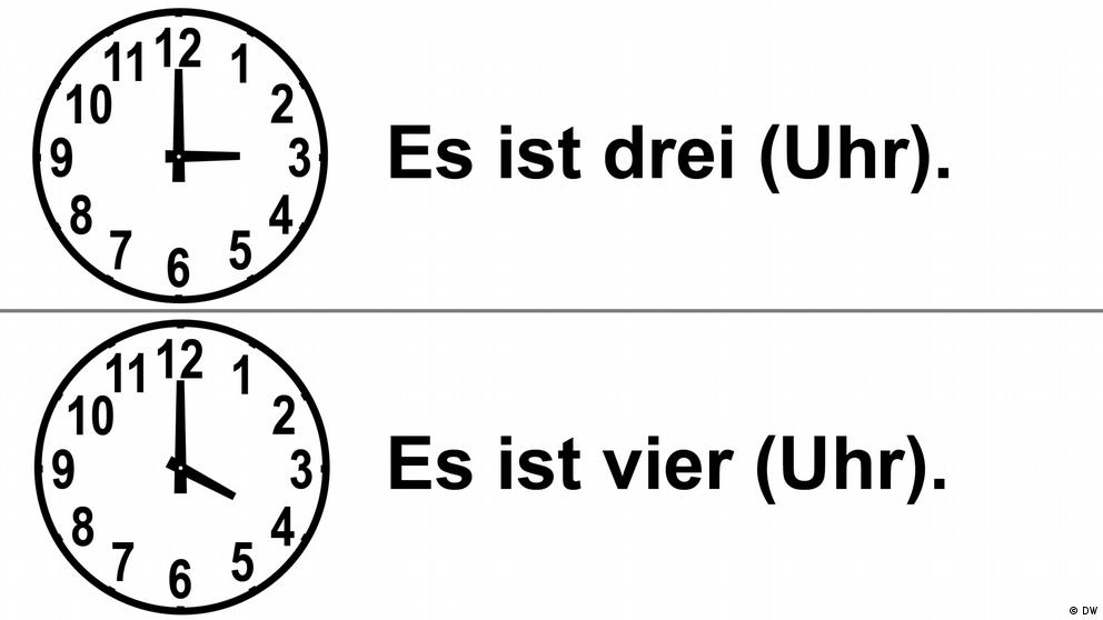 Uhrzeit Informell 1 Grammatik Dw Deutsch Lernen